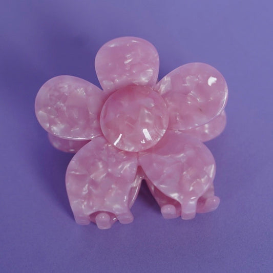 Haarspange Blume – Pink