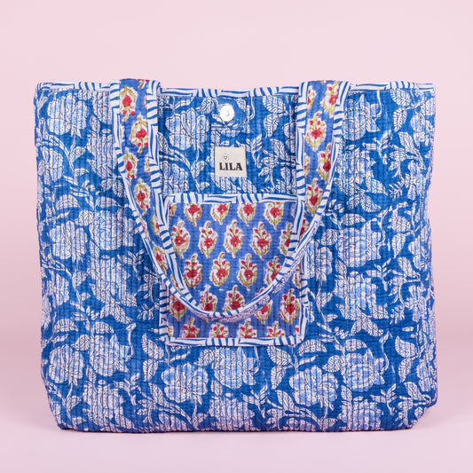 Tote bag - Blauw- Rits- No.25