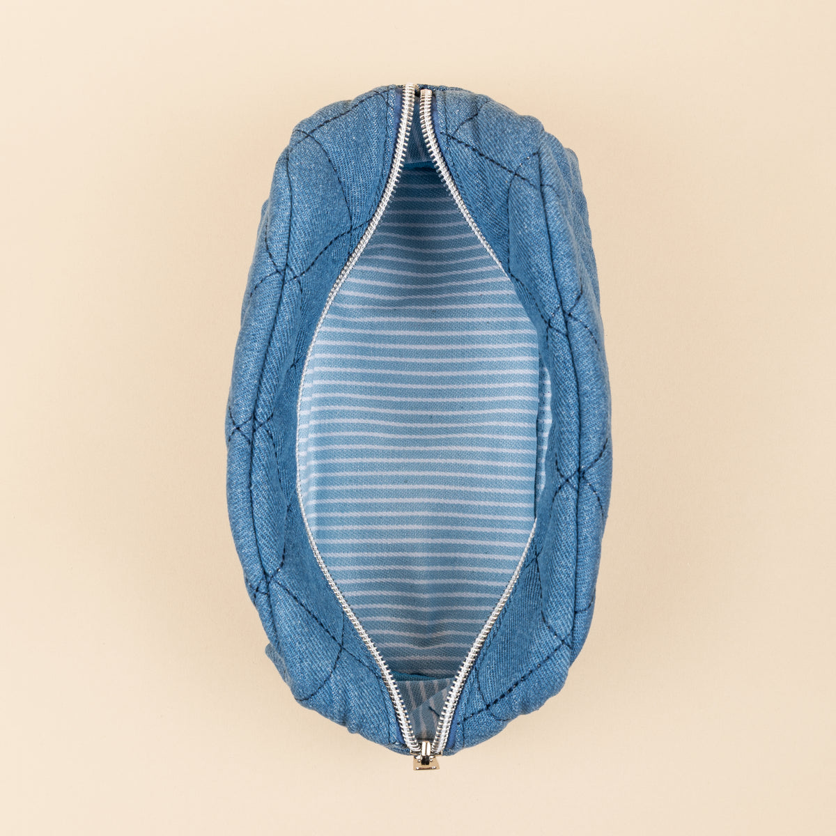 Matière recyclée - ensemble trousse de toilette - Jeans - Bleu