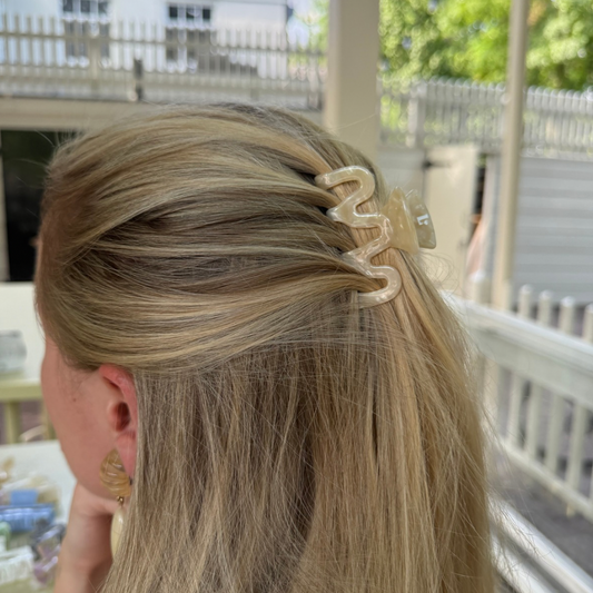 Haarclip Champagne