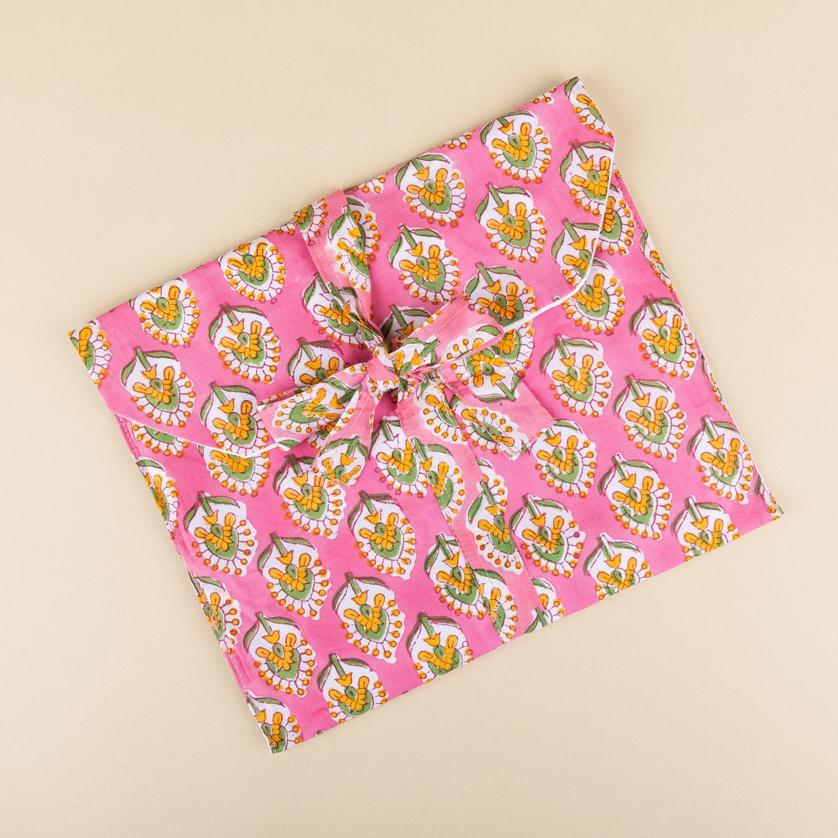 Bolso de mano - Rosa - Verde - No.8