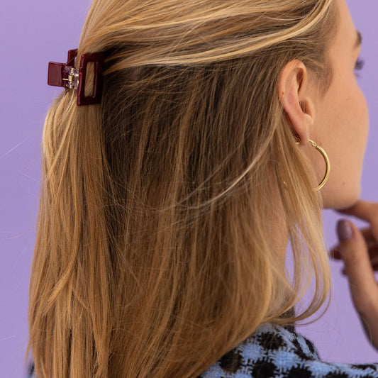 Haarclip Burgundy