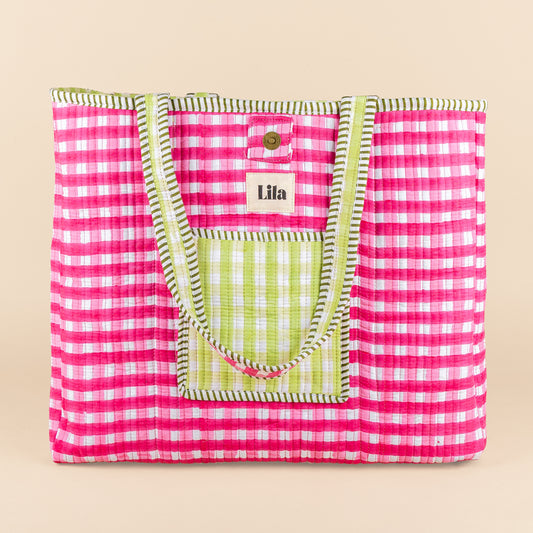 Tote Bag - Watermeloen - inclusief toilettas - No.7