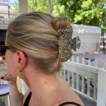 Pince à cheveux à pois - grand