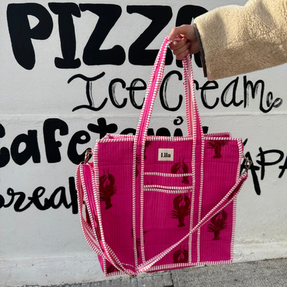 Tote organizado - Langosta - Bestseller - Incluye neceser - No.2