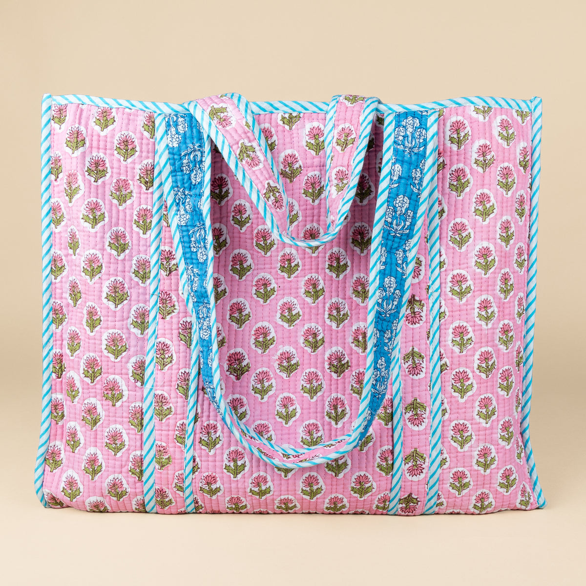 Bolso de mano - Rosa - Azul - No.15