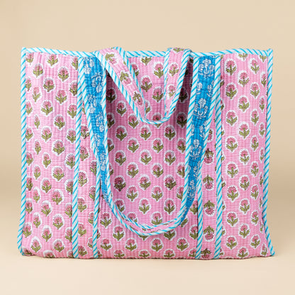 Bolso de mano - Rosa - Azul - No.15