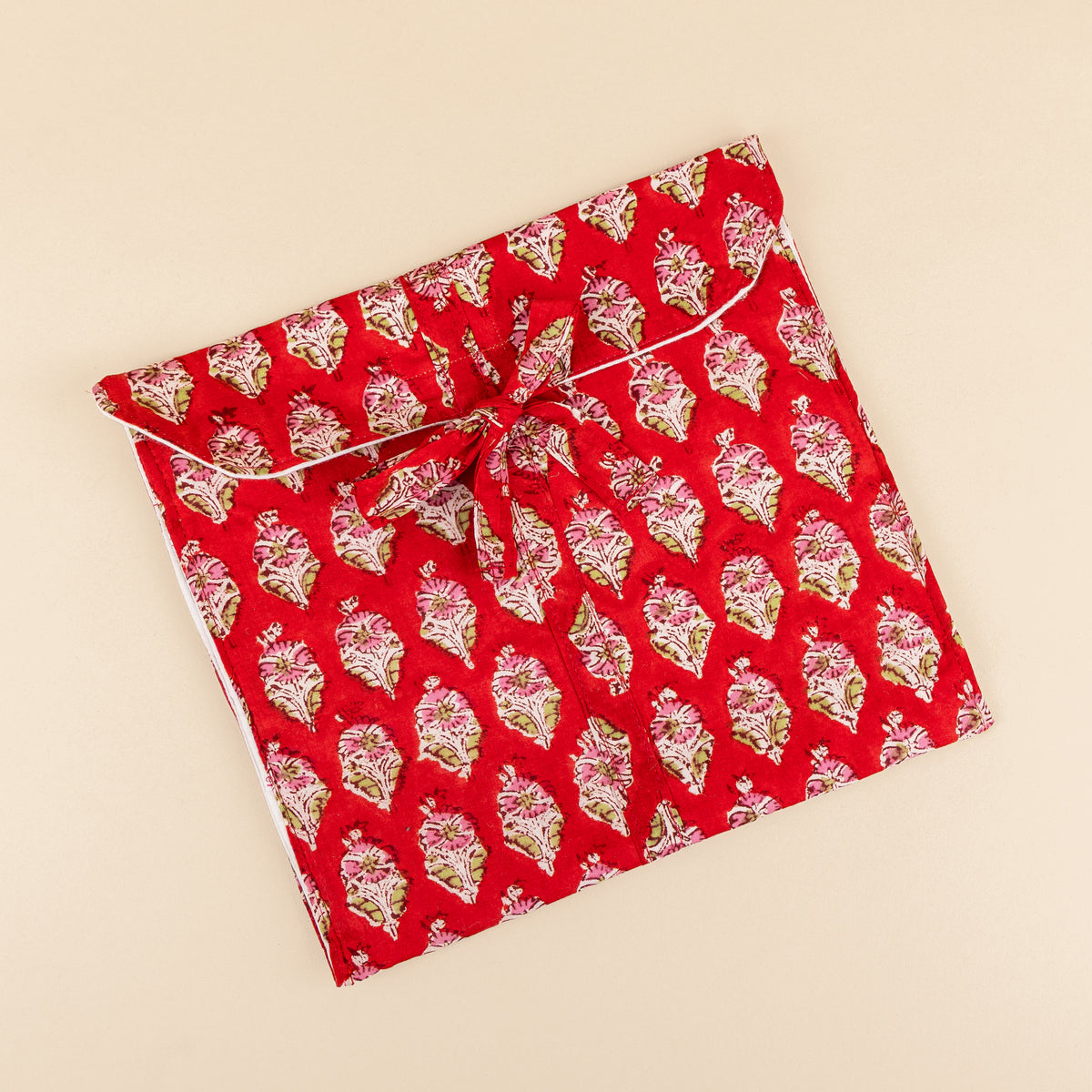 Bolso de mano - Rojo - Cremallera - Incluye neceser - No.9