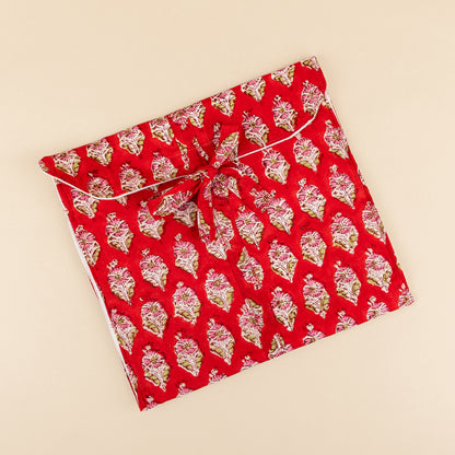 Bolso de mano - Rojo - Cremallera - Incluye neceser - No.9