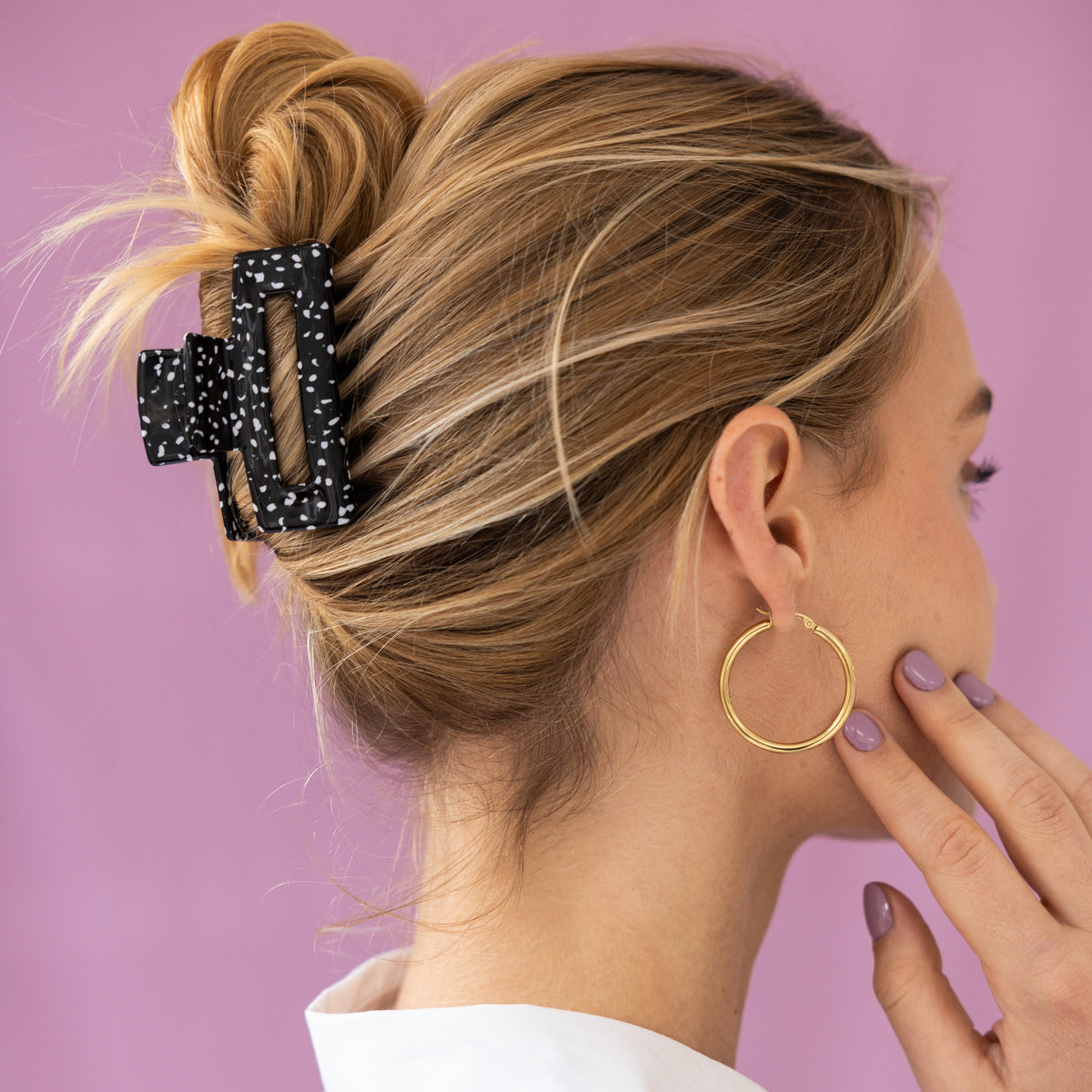 Haarclip Stippen