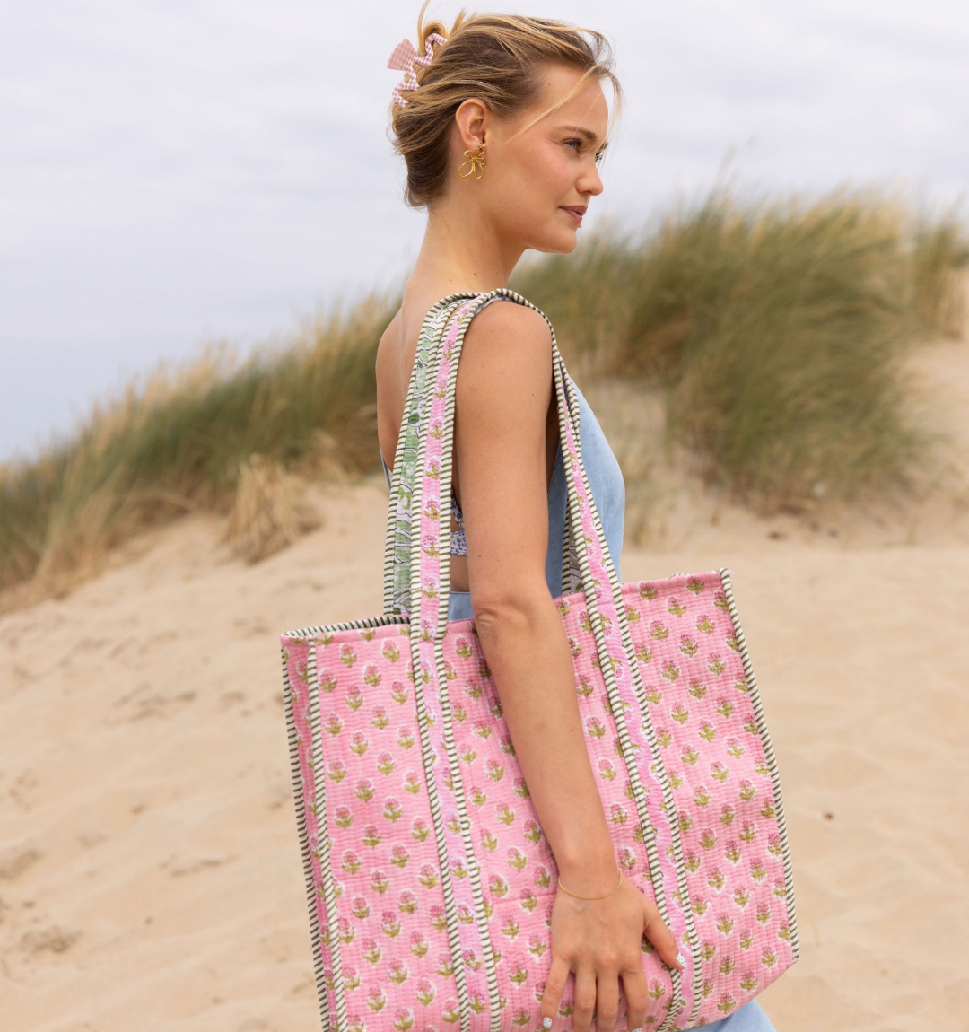 Tote bag - Roze - Groen - No.17