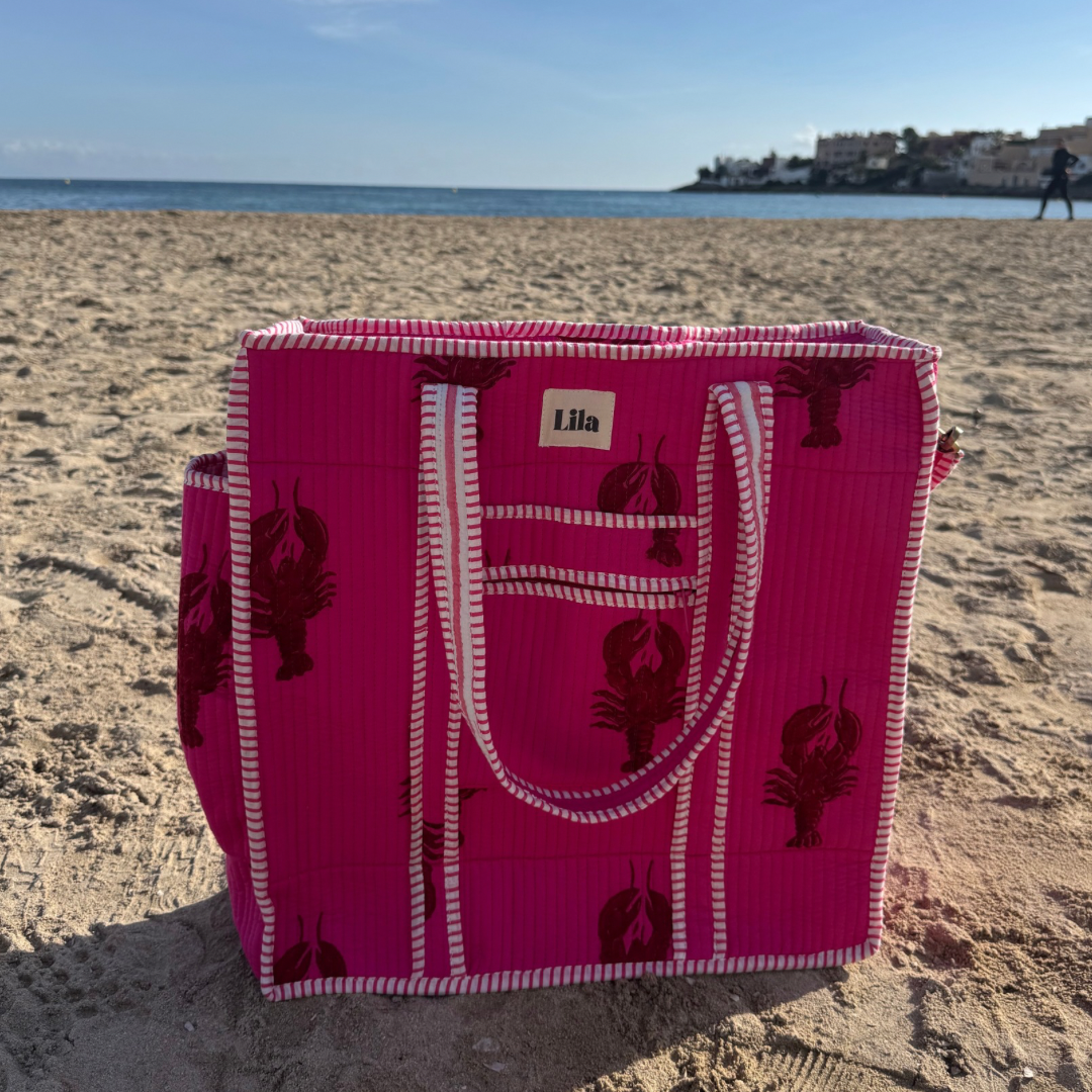 Tote organizado - Langosta - Bestseller - Incluye neceser - No.2