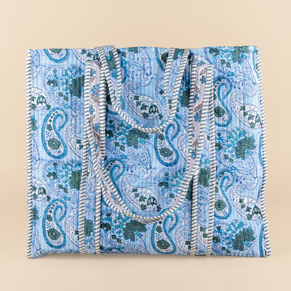 Bolso de mano - Azul claro - Gris - No.21