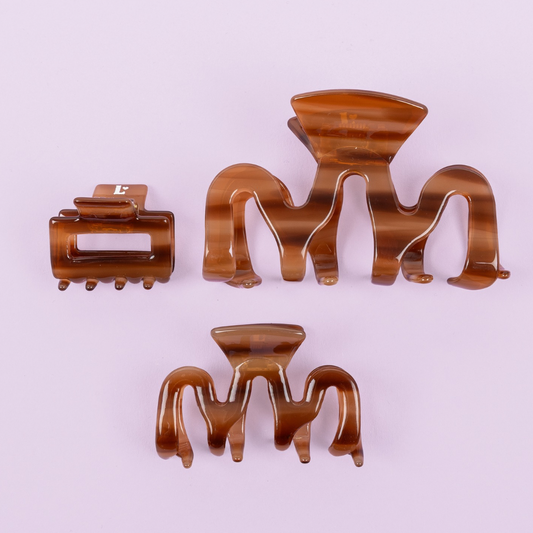 Pinzas para el cabello - Juego de caramelo