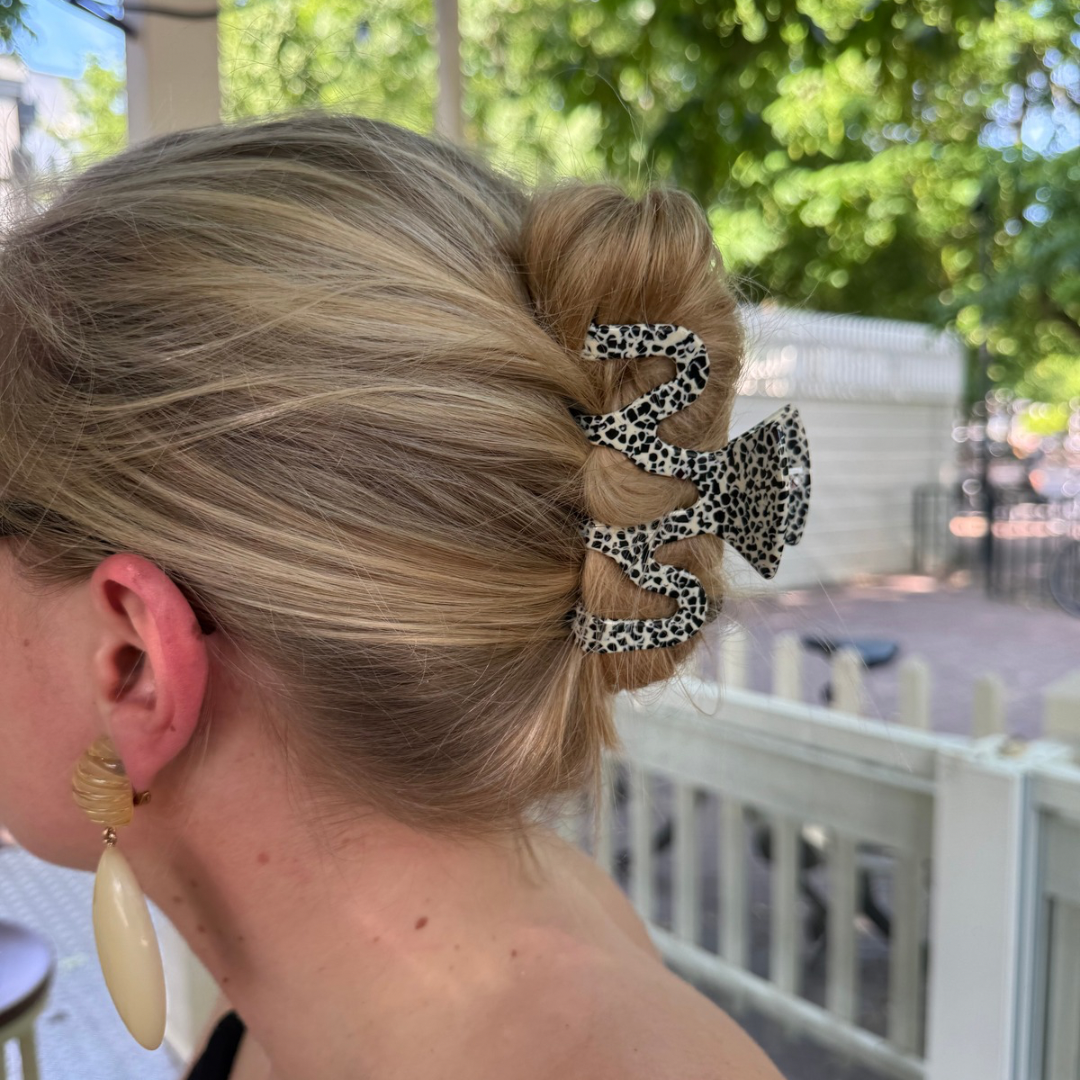 Pince à cheveux à pois - grand