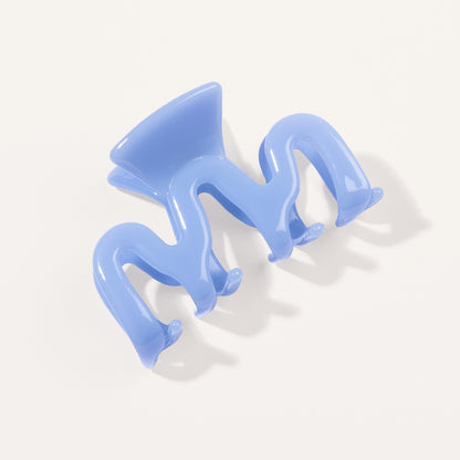 Haarclip Blauw - medium