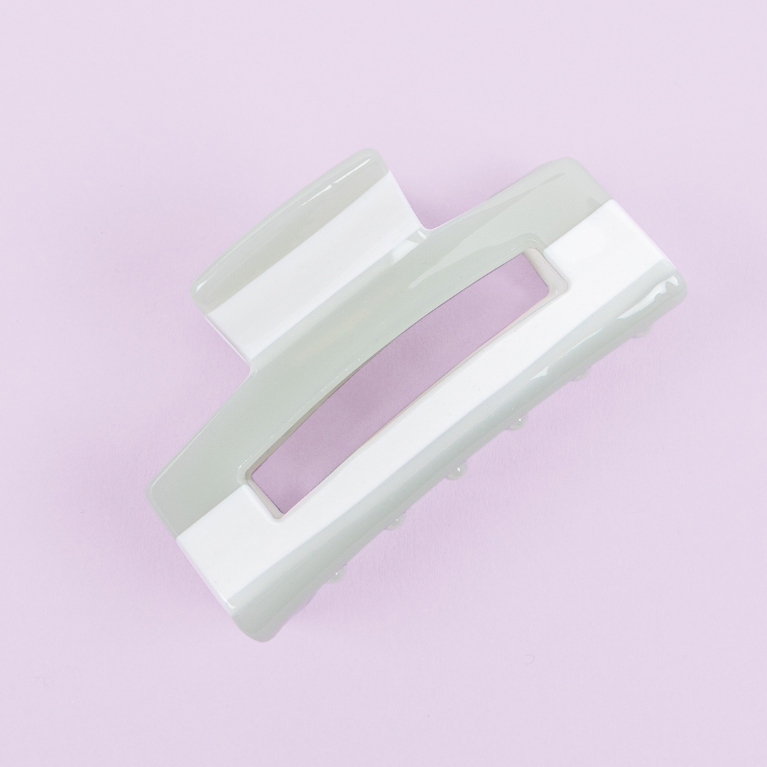 Haarclip Sage- medium