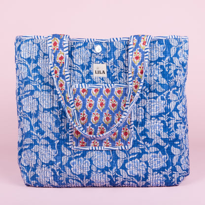 Tote bag - Blauw- Rits- No.25