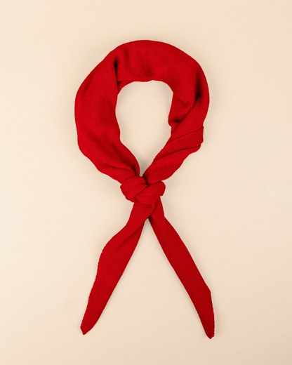 Triangle Sjaal - Rood - Festive - Klein