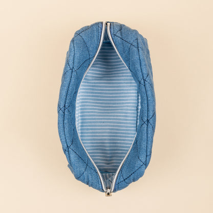 Matière recyclée - ensemble trousse de toilette - Jeans - Bleu