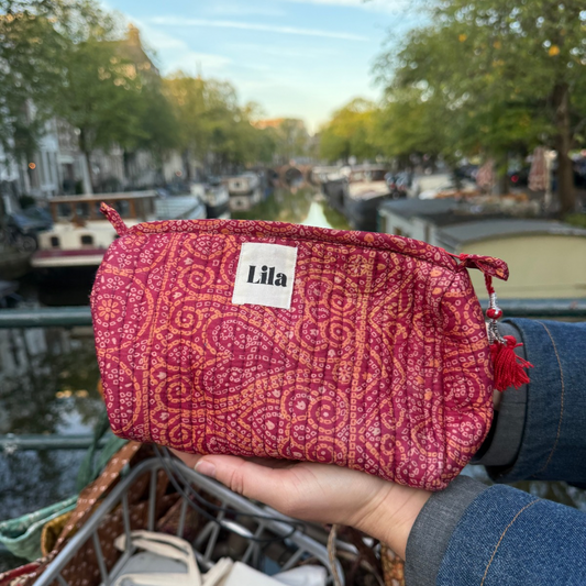 Tote reciclado - no. 11- neceser incluido