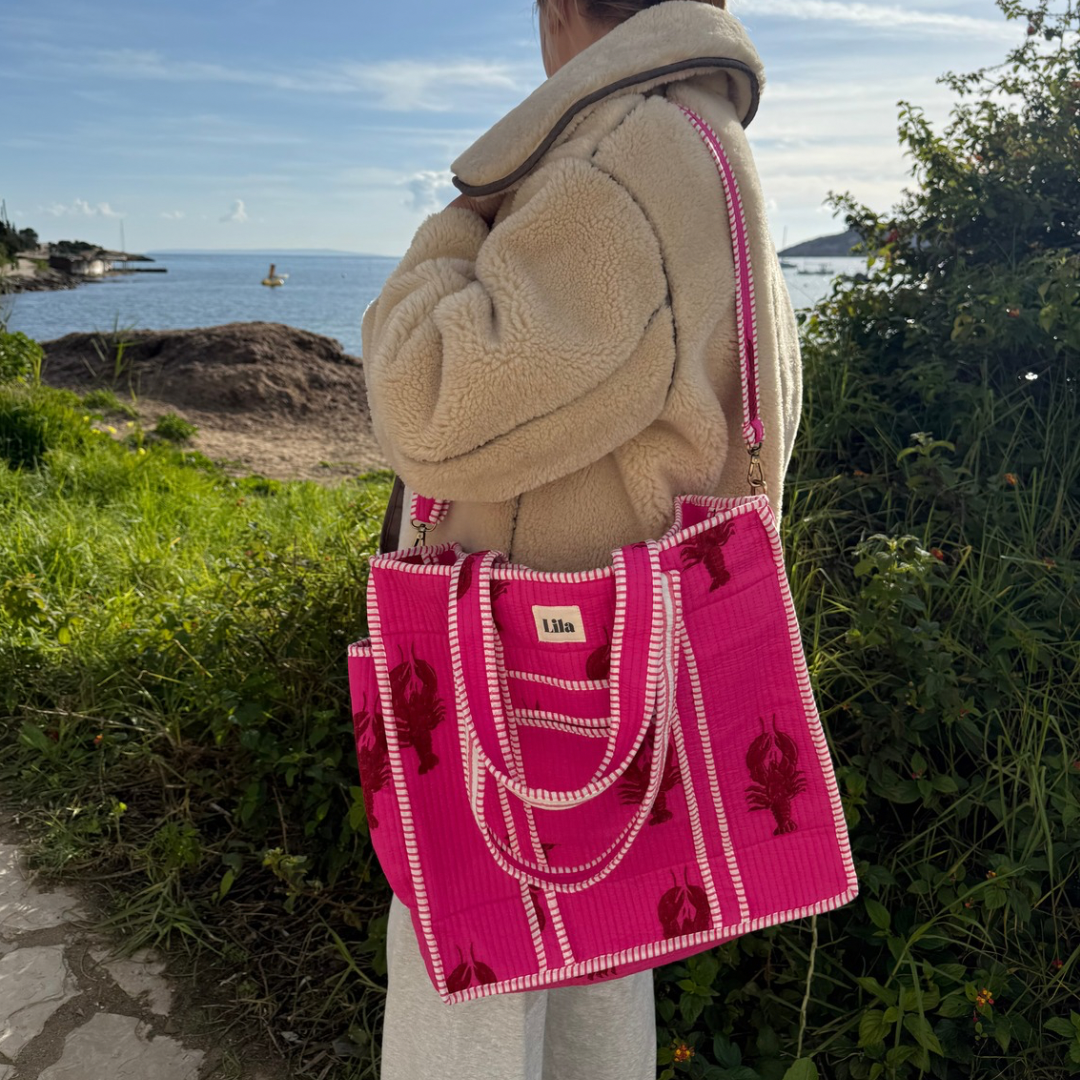 Tote organizado - Langosta - Bestseller - Incluye neceser - No.2