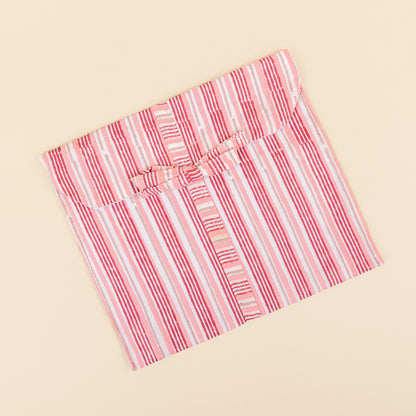 Tote bag - Streep - Roze - Groen - No.14