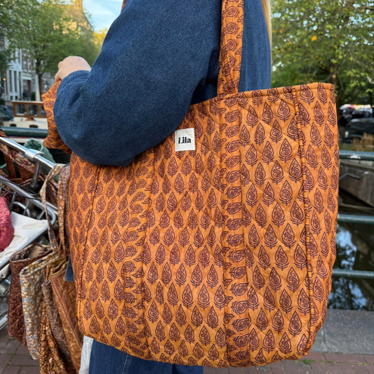 Tote reciclado - no. 5 - neceser incluido
