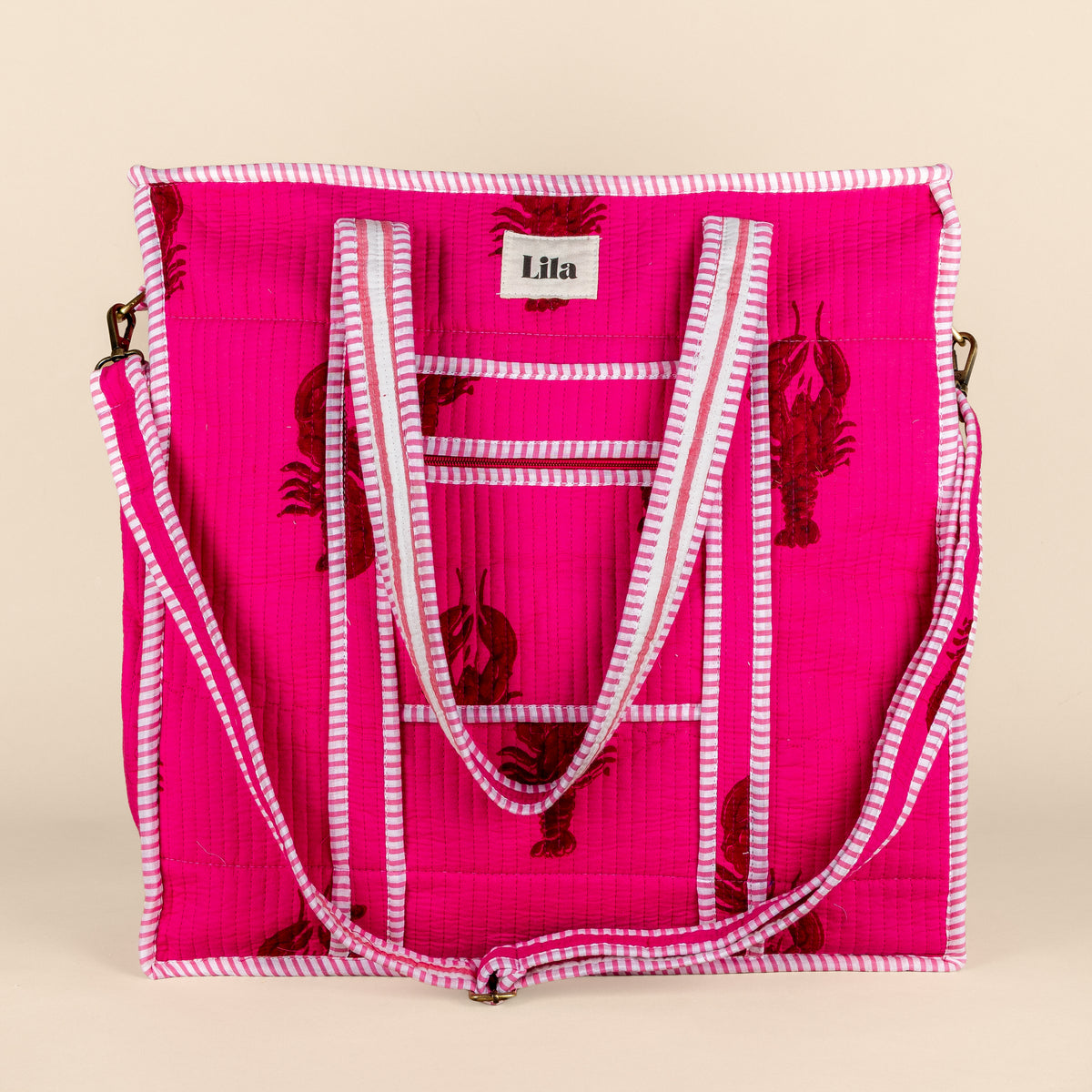 Tote organizado - Langosta - Bestseller - Incluye neceser - No.2
