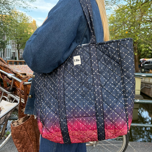 Tote reciclado - no. 11- neceser incluido