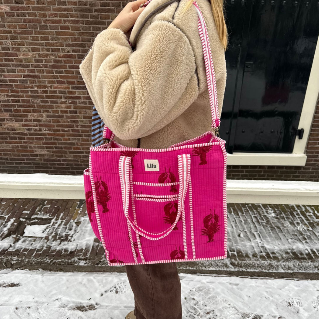 Tote organizado - Langosta - Bestseller - Incluye neceser - No.2