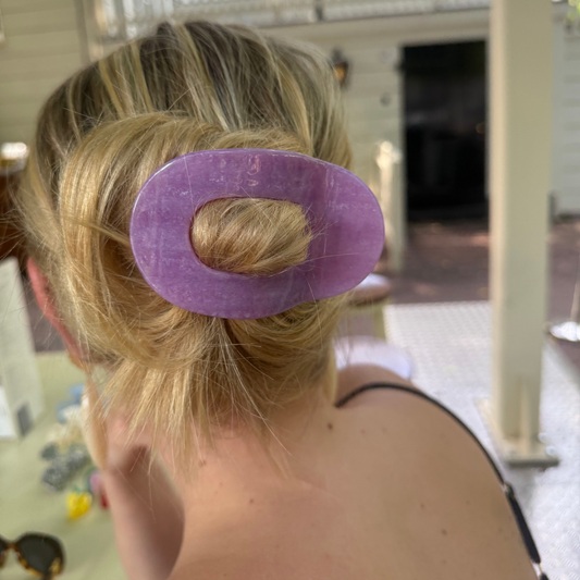 Pasador de pelo plano Lavanda