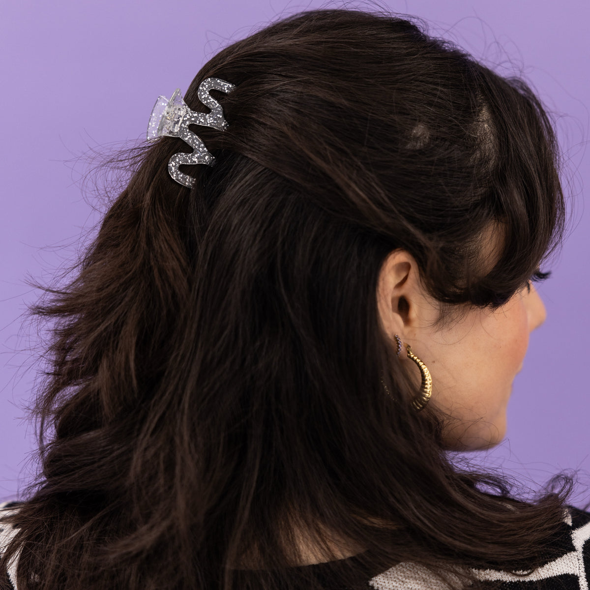 Haarspange Glitzer – klein