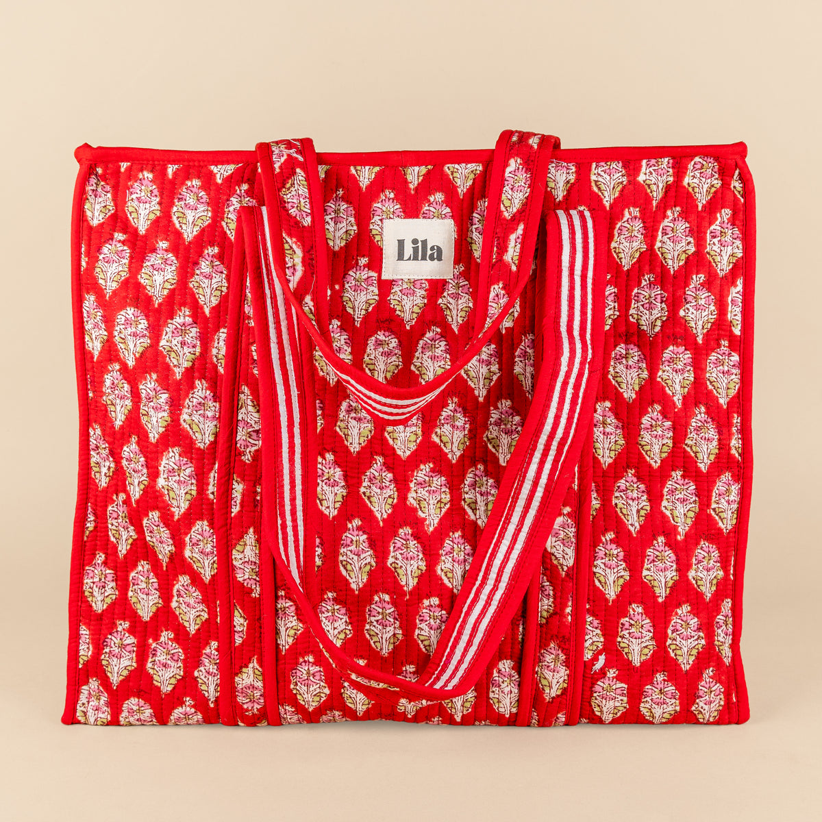 Bolso de mano - Rojo - Cremallera - Incluye neceser - No.9