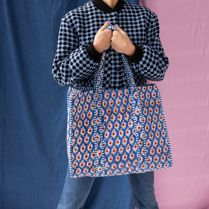 Tote bag - Blauw- Rits- No.25