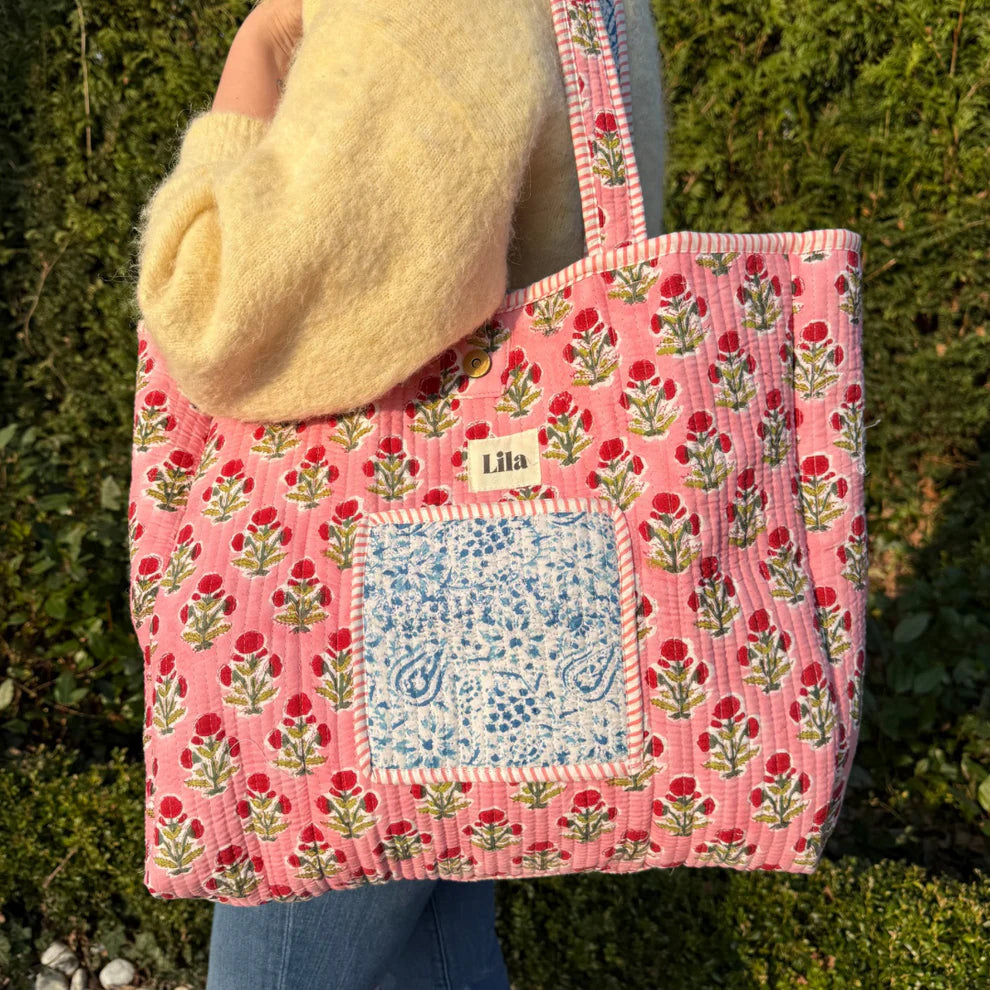 Tote Bag - Licht blauw - Grijs - No.20