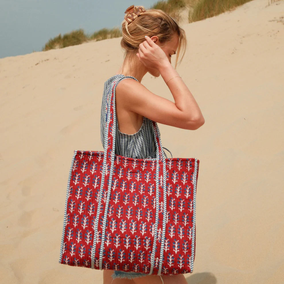 Tote Bag - Licht blauw - Grijs - No.20