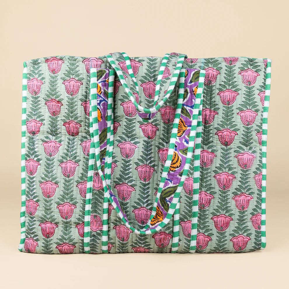 Tote Bag - Licht blauw - Grijs - No.20