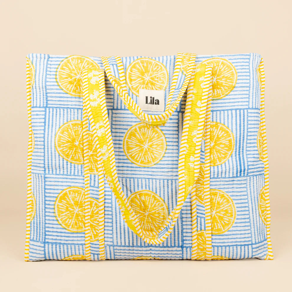 Tote Bag - Licht blauw - Grijs - No.20