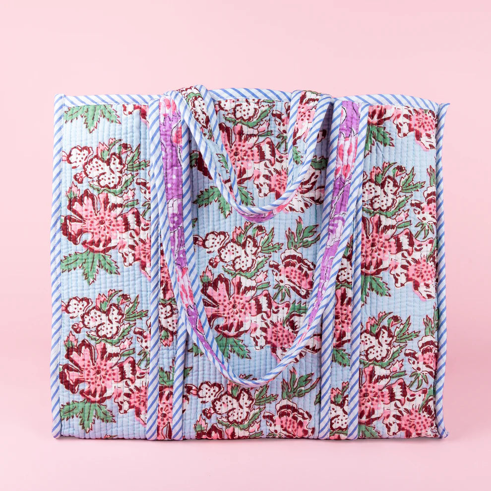Tote Bag - Licht blauw - Grijs - No.20