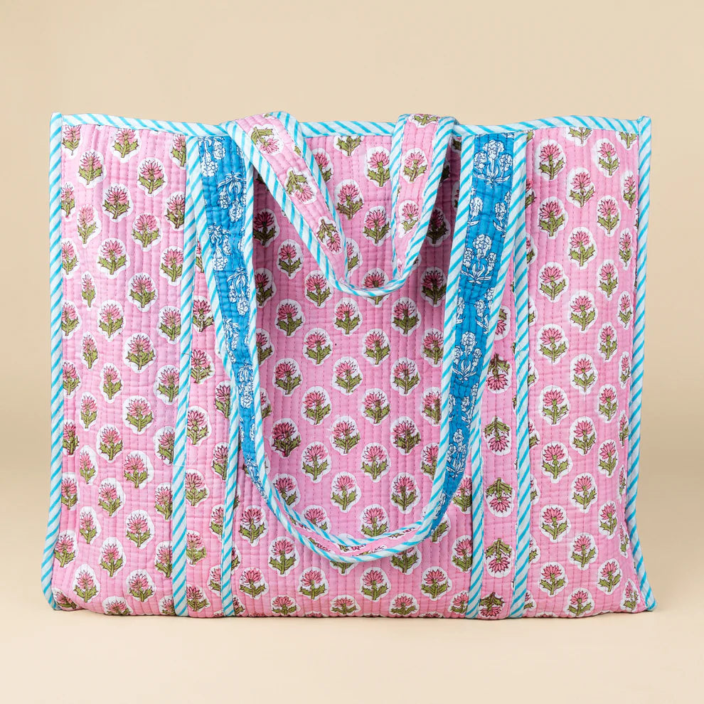 Tote Bag - Licht blauw - Grijs - No.20