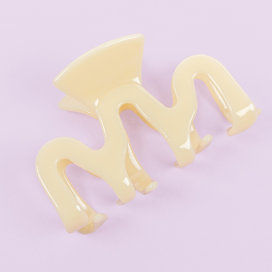 Haarclip Butter yellow