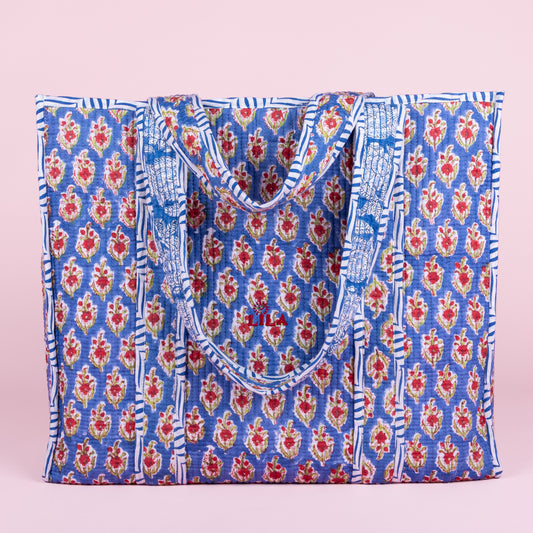 Tote bag - Blauw- Rits- No.25