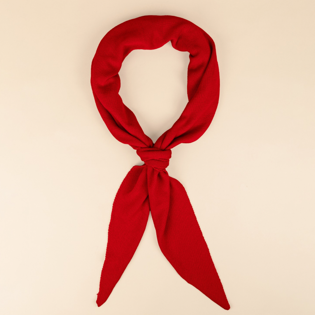 Bufanda triangular - Rojo - Grande