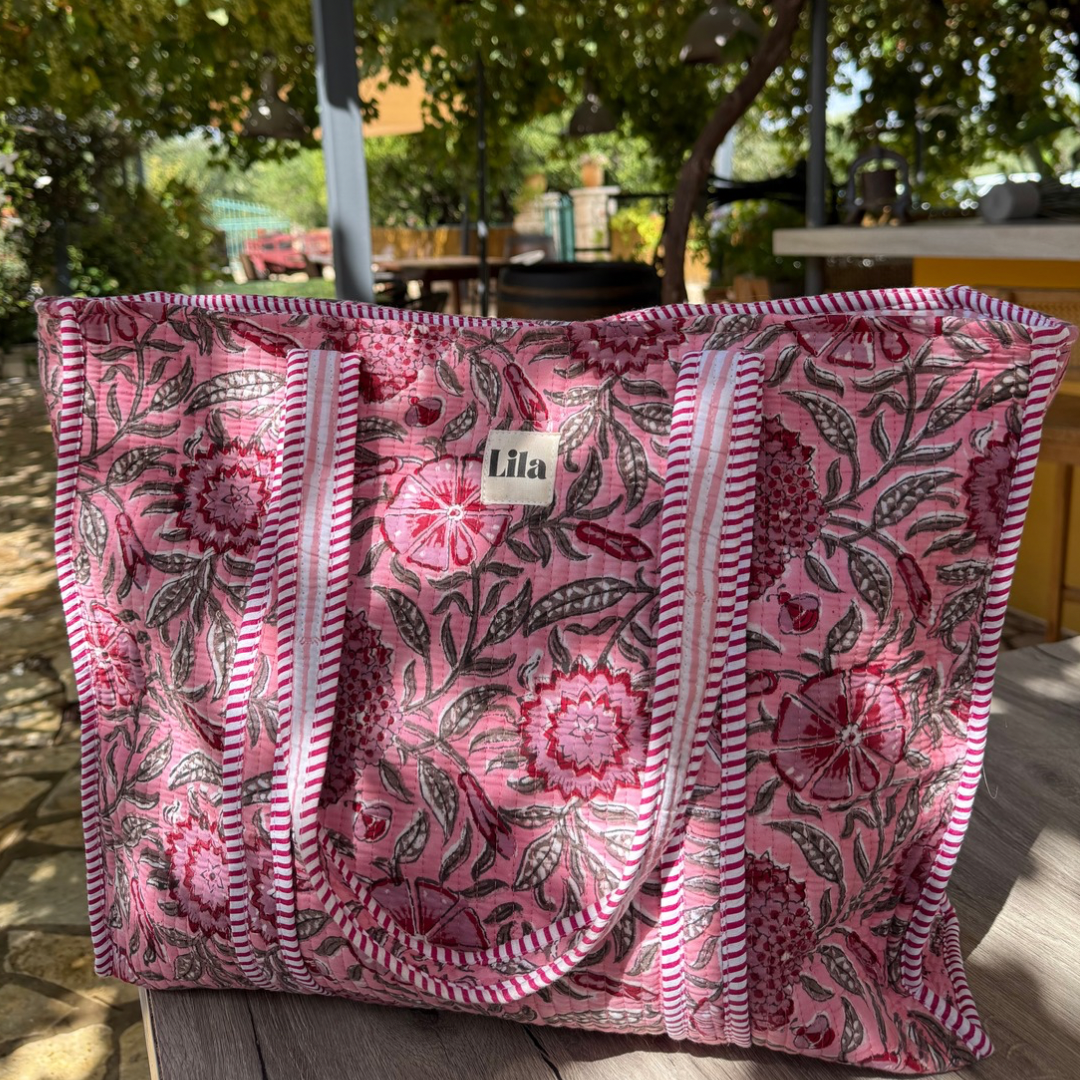 Pre-pedido - Bolso de mano - Rosa - incluye neceser - No.3