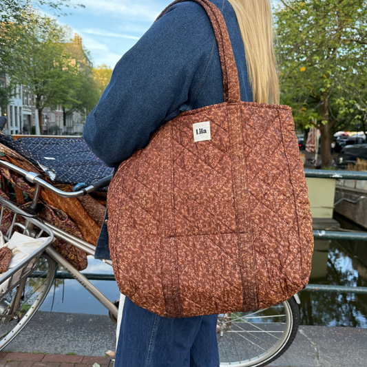 Sac fourre-tout recyclé - non. 12- trousse de toilette incluse