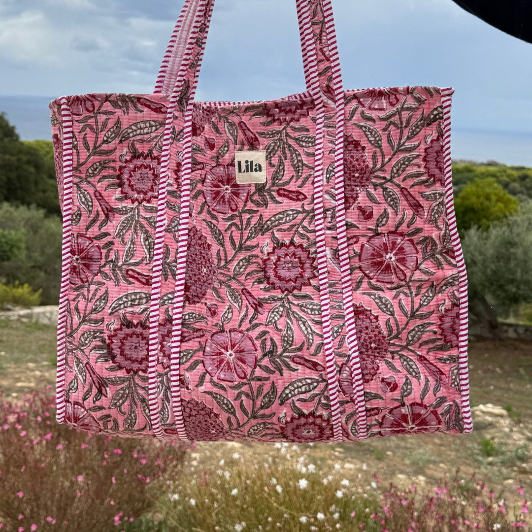 Pre-pedido - Bolso de mano - Rosa - incluye neceser - No.3