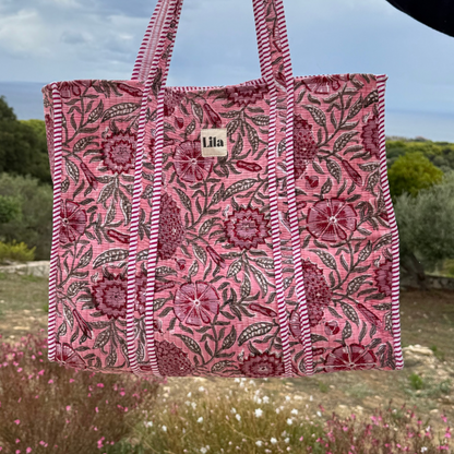 Pre-pedido - Bolso de mano - Rosa - incluye neceser - No.3