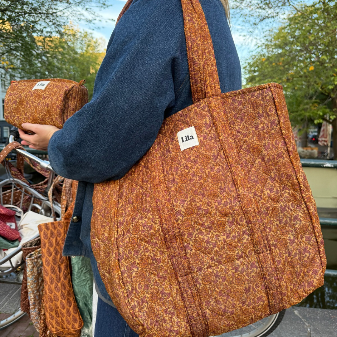 Tote reciclado - no. 3 - neceser incluido
