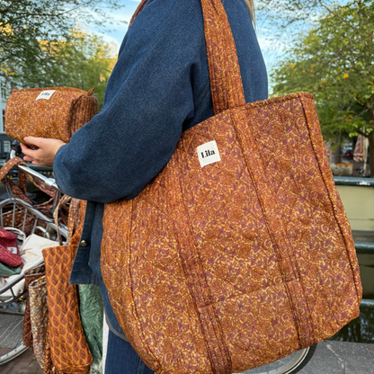 Tote reciclado - no. 3 - neceser incluido